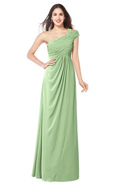 ColsBM Bethany Gleam Modern A-line Sleeveless Chiffon Floor Length Plus Size Bridesmaid Dresses