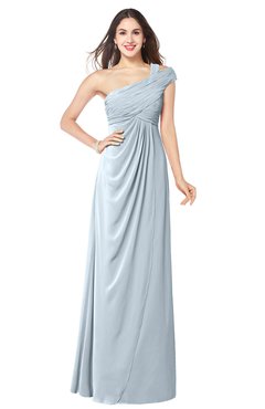 ColsBM Bethany Illusion Blue Modern A-line Sleeveless Chiffon Floor Length Plus Size Bridesmaid Dresses