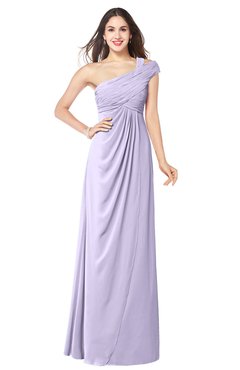 ColsBM Bethany Light Purple Modern A-line Sleeveless Chiffon Floor Length Plus Size Bridesmaid Dresses