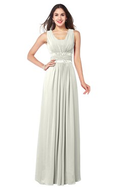 ColsBM Kelly Ivory Glamorous A-line Zip up Chiffon Sash Plus Size Bridesmaid Dresses
