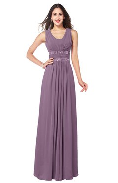 ColsBM Kelly Valerian Glamorous A-line Zip up Chiffon Sash Plus Size Bridesmaid Dresses