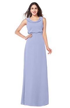 ColsBM Willow Blue Heron Classic A-line Jewel Sleeveless Zipper Draped Plus Size Bridesmaid Dresses