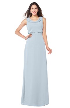 ColsBM Willow Illusion Blue Classic A-line Jewel Sleeveless Zipper Draped Plus Size Bridesmaid Dresses