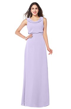ColsBM Willow Pastel Lilac Classic A-line Jewel Sleeveless Zipper Draped Plus Size Bridesmaid Dresses
