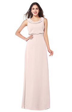 ColsBM Willow Silver Peony Classic A-line Jewel Sleeveless Zipper Draped Plus Size Bridesmaid Dresses