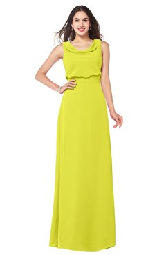 ColsBM Willow Sulphur Spring Classic A-line Jewel Sleeveless Zipper Draped Plus Size Bridesmaid Dresses