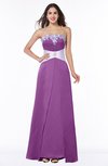 ColsBM Amalia Dahlia Modern A-line Strapless Zipper Floor Length Sash Plus Size Bridesmaid Dresses
