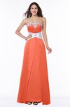 ColsBM Amalia Persimmon Modern A-line Strapless Zipper Floor Length Sash Plus Size Bridesmaid Dresses