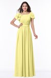 ColsBM Thalia Daffodil Mature A-line Zipper Chiffon Floor Length Plus Size Bridesmaid Dresses