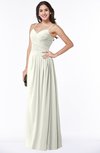 ColsBM Kaitlyn Ivory Cinderella A-line Sleeveless Chiffon Floor Length Ruching Plus Size Bridesmaid Dresses