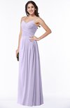ColsBM Kaitlyn Light Purple Cinderella A-line Sleeveless Chiffon Floor Length Ruching Plus Size Bridesmaid Dresses