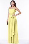 ColsBM Dahlia Daffodil Sexy A-line Zip up Chiffon Floor Length Sash Plus Size Bridesmaid Dresses