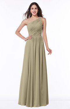 ColsBM Nancy Candied Ginger Sexy A-line Sleeveless Zip up Chiffon Ruching Plus Size Bridesmaid Dresses