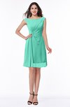 ColsBM Kaylie Seafoam Green Gorgeous A-line Bateau Sleeveless Backless Plus Size Bridesmaid Dresses