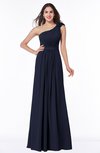 ColsBM Arabella Dark Sapphire Glamorous A-line Backless Chiffon Floor Length Plus Size Bridesmaid Dresses