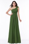 ColsBM Arabella Garden Green Glamorous A-line Backless Chiffon Floor Length Plus Size Bridesmaid Dresses