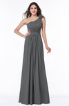 ColsBM Arabella Grey Glamorous A-line Backless Chiffon Floor Length Plus Size Bridesmaid Dresses