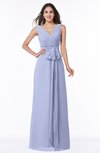 ColsBM Pearl Lavender Glamorous V-neck Sleeveless Chiffon Floor Length Plus Size Bridesmaid Dresses