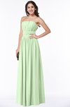 ColsBM Maia Seacrest Classic Strapless Sleeveless Chiffon Floor Length Ribbon Plus Size Bridesmaid Dresses