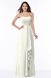 ColsBM Mira Cream Classic A-line Zipper Chiffon Floor Length Plus Size Bridesmaid Dresses