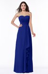 ColsBM Mira Electric Blue Classic A-line Zipper Chiffon Floor Length Plus Size Bridesmaid Dresses