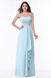 ColsBM Mira Ice Blue Classic A-line Zipper Chiffon Floor Length Plus Size Bridesmaid Dresses