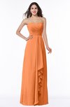 ColsBM Mira Mango Classic A-line Zipper Chiffon Floor Length Plus Size Bridesmaid Dresses