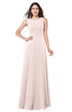 ColsBM Hazel Silver Peony Modern A-line Sleeveless Zip up Floor Length Pleated Plus Size Bridesmaid Dresses