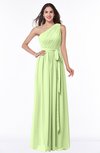 ColsBM Fiona Butterfly Classic A-line Asymmetric Neckline Chiffon Floor Length Sash Plus Size Bridesmaid Dresses