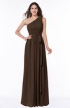 ColsBM Fiona Copper Classic A-line Asymmetric Neckline Chiffon Floor Length Sash Plus Size Bridesmaid Dresses