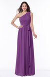 ColsBM Fiona Dahlia Classic A-line Asymmetric Neckline Chiffon Floor Length Sash Plus Size Bridesmaid Dresses