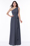 ColsBM Fiona Nightshadow Blue Classic A-line Asymmetric Neckline Chiffon Floor Length Sash Plus Size Bridesmaid Dresses
