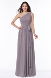 ColsBM Fiona Sea Fog Classic A-line Asymmetric Neckline Chiffon Floor Length Sash Plus Size Bridesmaid Dresses