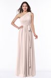 ColsBM Fiona Silver Peony Classic A-line Asymmetric Neckline Chiffon Floor Length Sash Plus Size Bridesmaid Dresses