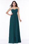 ColsBM Leyla Blue Green Modern A-line Sleeveless Zipper Chiffon Plus Size Bridesmaid Dresses
