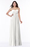 ColsBM Leyla Cloud White Modern A-line Sleeveless Zipper Chiffon Plus Size Bridesmaid Dresses