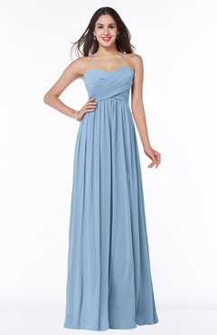 ColsBM Leyla Dusty Blue Modern A-line Sleeveless Zipper Chiffon Plus Size Bridesmaid Dresses