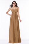 ColsBM Leyla Light Brown Modern A-line Sleeveless Zipper Chiffon Plus Size Bridesmaid Dresses