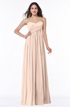 ColsBM Leyla Peach Puree Modern A-line Sleeveless Zipper Chiffon Plus Size Bridesmaid Dresses
