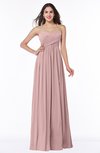 ColsBM Leyla Silver Pink Modern A-line Sleeveless Zipper Chiffon Plus Size Bridesmaid Dresses