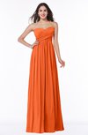 ColsBM Leyla Tangerine Modern A-line Sleeveless Zipper Chiffon Plus Size Bridesmaid Dresses
