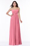 ColsBM Leyla Watermelon Modern A-line Sleeveless Zipper Chiffon Plus Size Bridesmaid Dresses