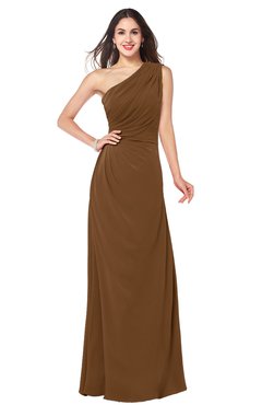 ColsBM Samantha Brown Vintage A-line Asymmetric Neckline Sleeveless Half Backless Draped Plus Size Bridesmaid Dresses
