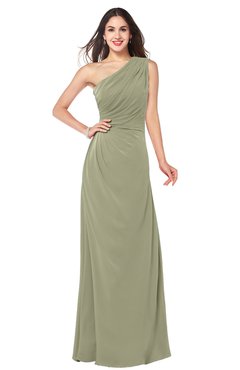 ColsBM Samantha Sponge Vintage A-line Asymmetric Neckline Sleeveless Half Backless Draped Plus Size Bridesmaid Dresses