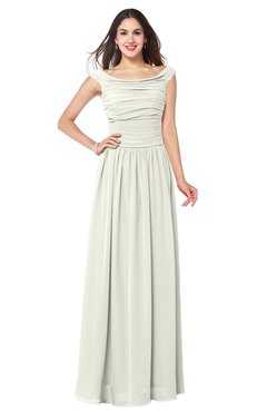 ColsBM Tatiana Ivory Antique A-line V-neck Sleeveless Pleated Plus Size Bridesmaid Dresses