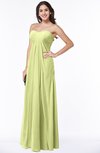 ColsBM Crystal Lime Sherbet Plain Empire Sleeveless Chiffon Ruching Plus Size Bridesmaid Dresses