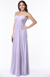 ColsBM Crystal Pastel Lilac Plain Empire Sleeveless Chiffon Ruching Plus Size Bridesmaid Dresses