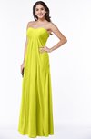 ColsBM Crystal Sulphur Spring Plain Empire Sleeveless Chiffon Ruching Plus Size Bridesmaid Dresses