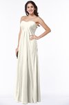 ColsBM Crystal Whisper White Plain Empire Sleeveless Chiffon Ruching Plus Size Bridesmaid Dresses