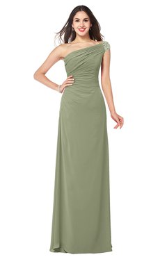 ColsBM Molly Bog Plain A-line Sleeveless Half Backless Floor Length Plus Size Bridesmaid Dresses